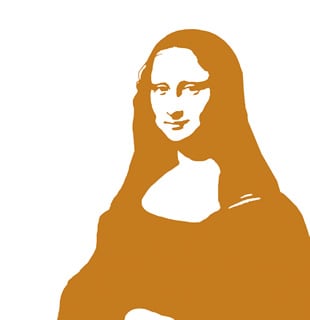 モナリザのイラスト
