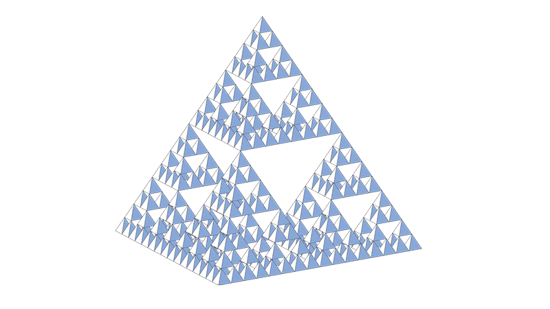 シェルピンスキーの四面体