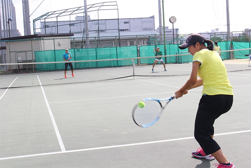 大前選手、今西選手に挑戦