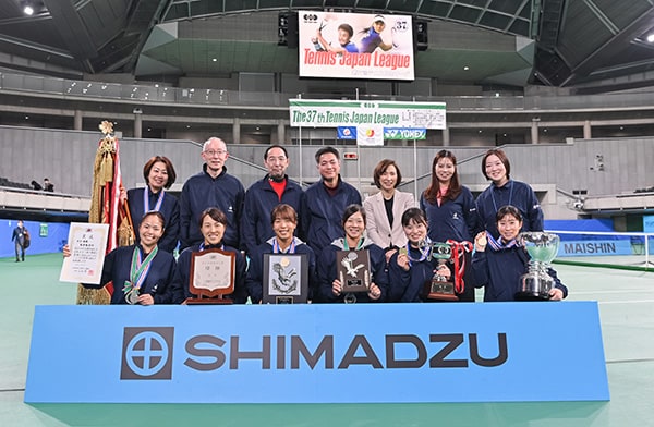 第37回テニス日本リーグ優勝！