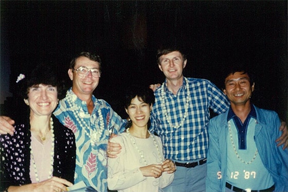 1987年 日米合同薬学会@ハワイ(初めての米国領&結婚後約1ヶ月の出張で、本文中の爆発原因になった出張)