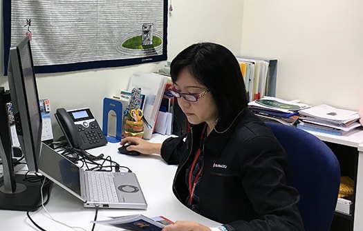 会議は不必要に行わないただしデスクワークが多いので運動不足が課題(2019年)