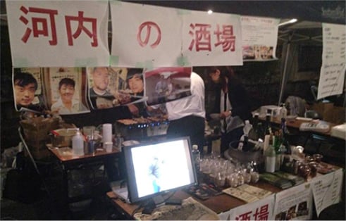 タコ焼きとタコシャンを寮祭初出店(2014年10月)
