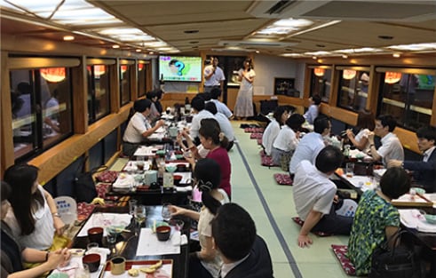 新たな試みの屋形船、今年もやります(2018年7月)
