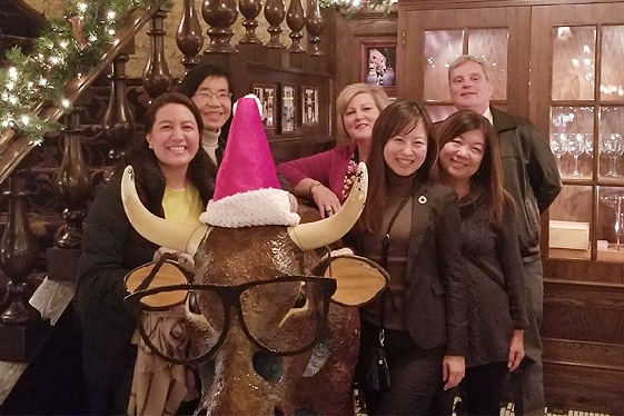 アメリカ出張中の女子会。またがんばろうと思える癒し時間。