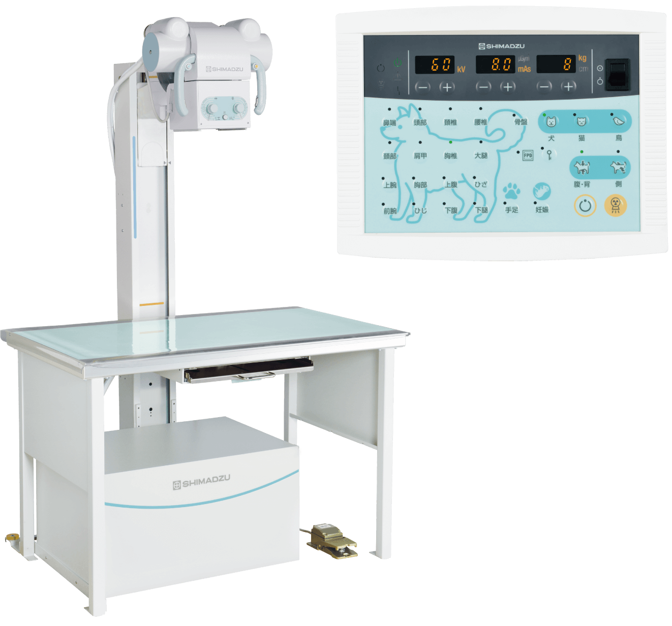 小動物専用X線撮影システム[ペットメイト] PETMATE SXA-10S