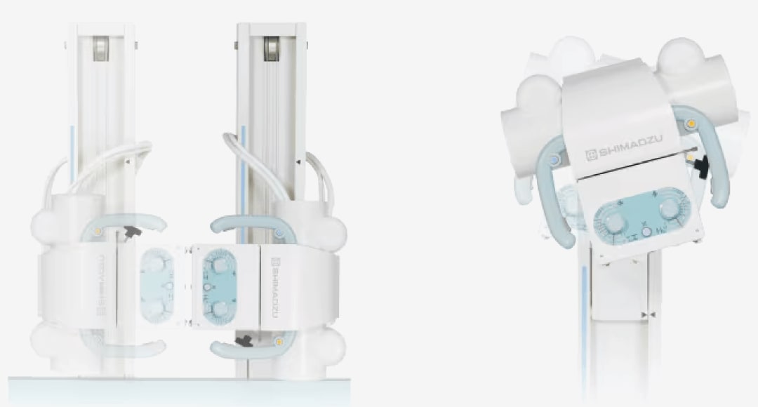 立位や斜位での撮影も可能