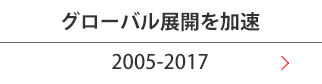 グローバル展開を加速(2005-2017)