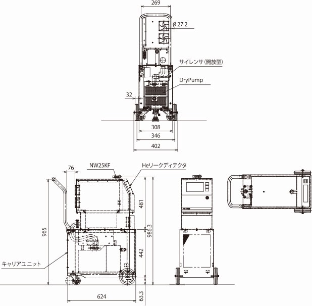 外形寸法 MSE-2403