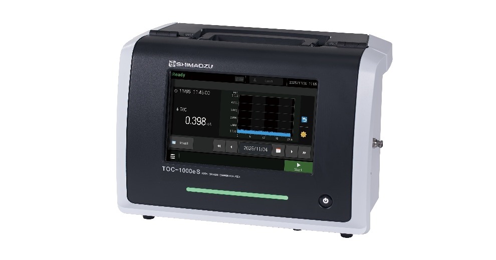 つくし様　本体 SHIMADZU] 尿素など難分解性有機物を検出し、半導体製造に必須な超純水