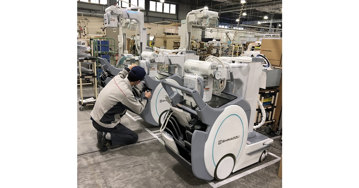 SHIMADZU] 新型コロナウイルス感染症の肺炎診断のために、移動型のX線