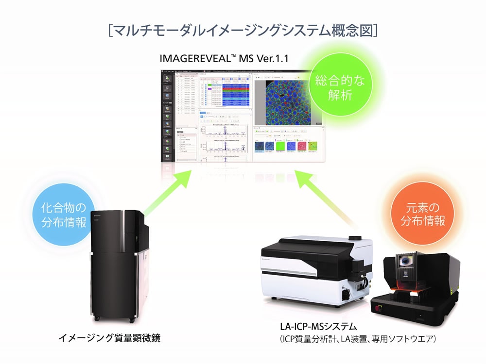 マルチモーダルイメージングシステム概念図