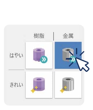 写真：撮影条件の簡単設定機能