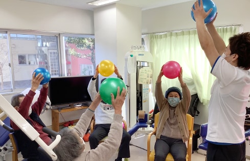 機能訓練の様子
