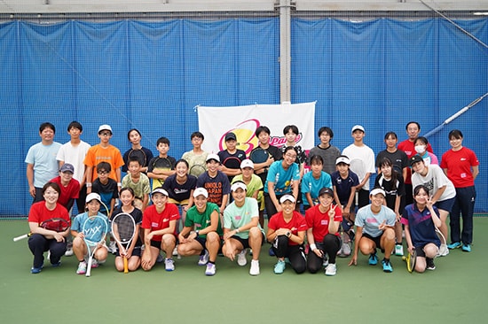 SHIMADZU ジュニアテニス教室の開催