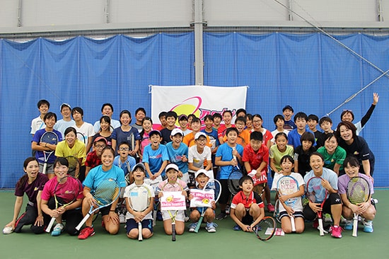 SHIMADZU ジュニアテニス教室の開催