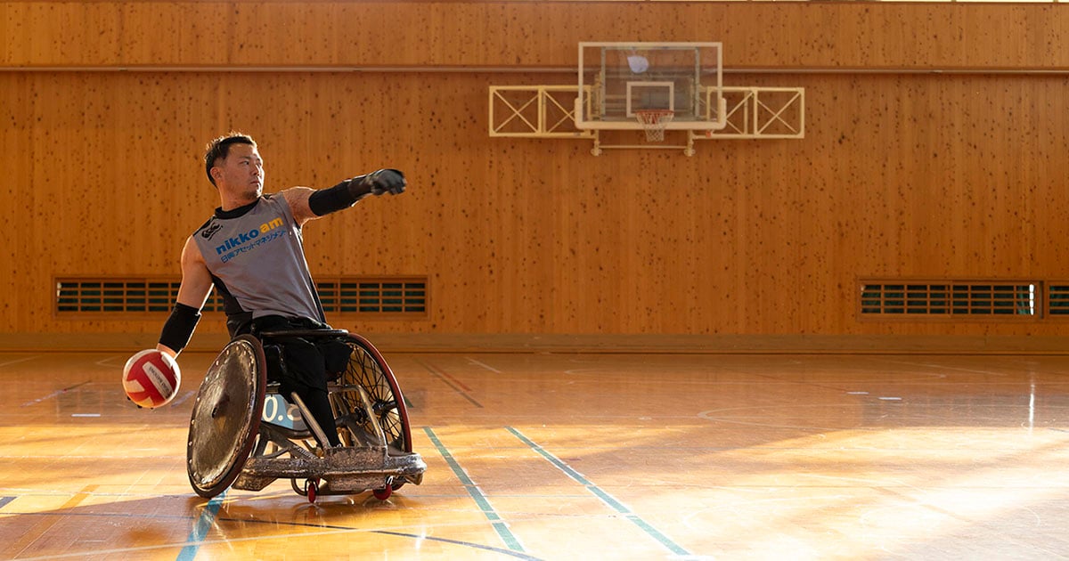 逃げなければ絶対に道は拓ける　車いすラグビー日本代表・池透暢さんのモットー