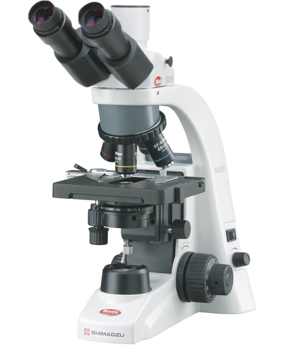 島津理化の生物顕微鏡「BA210E」