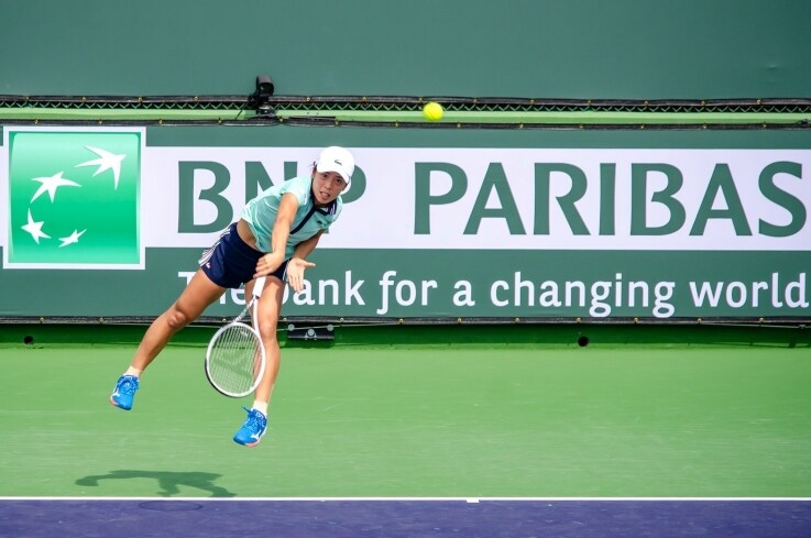 BNP Paribas Openに出場した本玉真唯