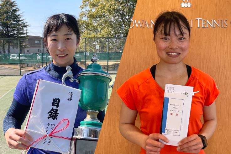 「SHIMADZU Breakers」の社員選手・松本安莉と押野紗穂