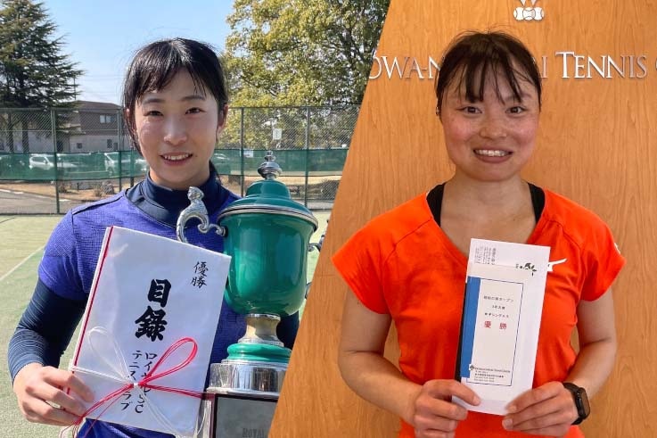 「SHIMADZU Breakers」の社員選手・松本安莉と押野紗穂