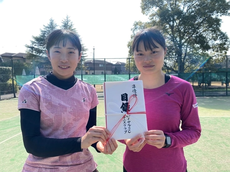 「CTA CUP 春季ロイヤルSCオープン」準優勝だった松本安莉と押野紗穂