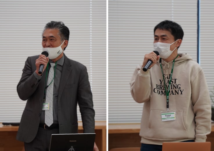 伊勢角屋麦酒 鈴木成宗社長、Far Yeast Brewing 山田司朗社長