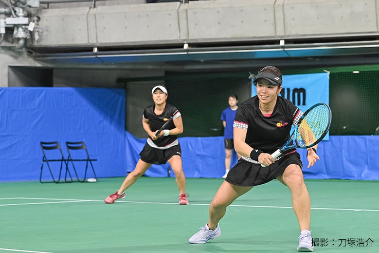 「SHIMADZU Breakers」の桑田寛子・大前綾希子ペア