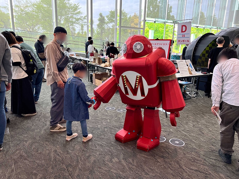 Maker Faireの会場の様子