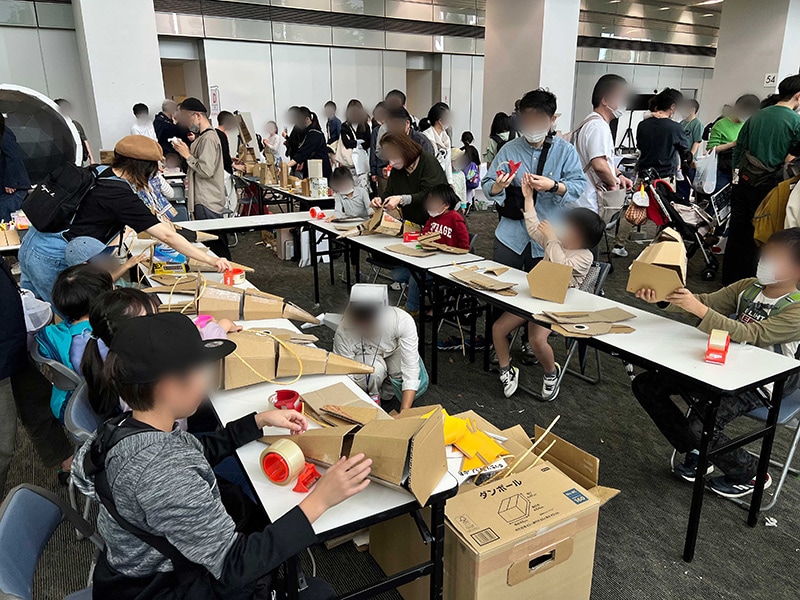 Maker Faireの会場の様子