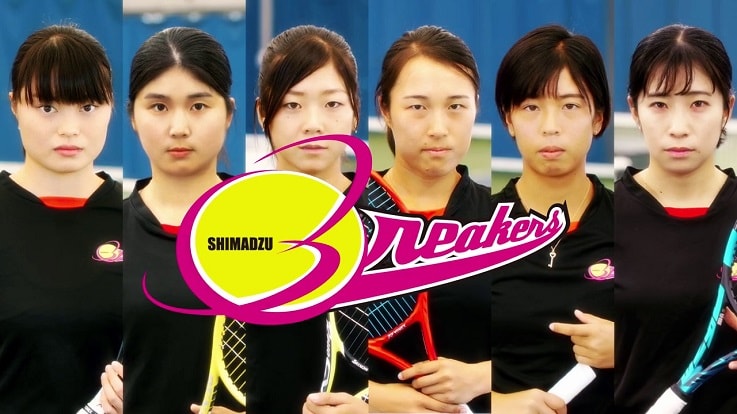 テニスチームの選手たち