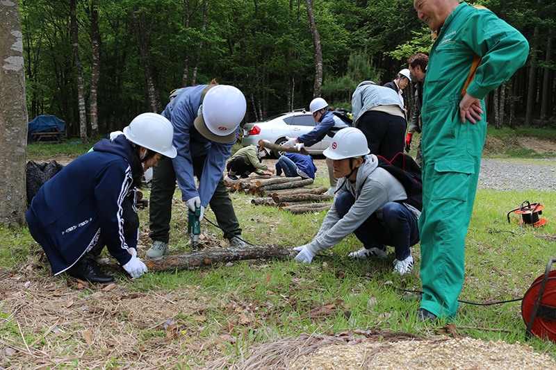 島津製作所の森づくり活動