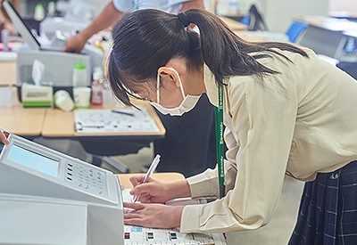 島津ぶんせき体験スクールの様子 その1