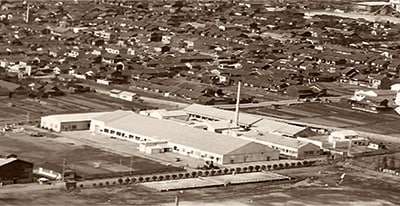 京都・三条本社に建てられた航空機器工場