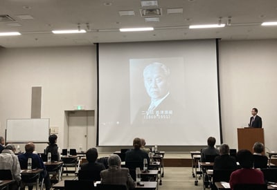 会社説明会の様子 本社・三条工場(京都市)