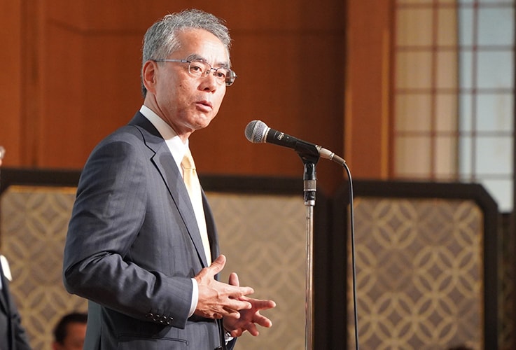 当社代表取締役社長 山本靖則
