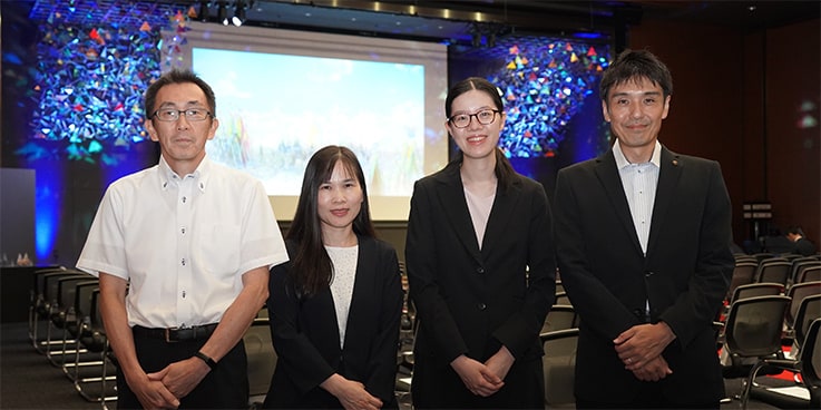 「First a Dream賞」授賞式に参加したメンバー