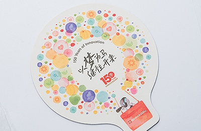 記念ロゴマークをあしらったマウスパッド(SSL制作)
