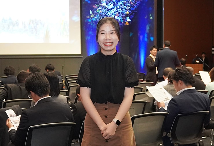 徐は、夢や想いを持って主体的に挑戦する社員を称える社内表彰「First a Dream賞」を受賞した