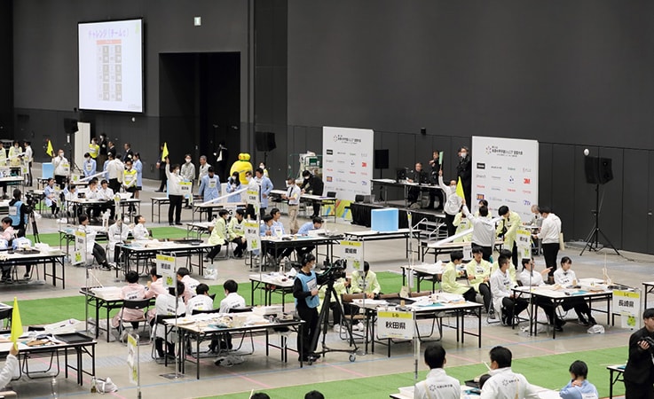 競技中の様子