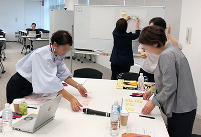 Shimadzu Women Supporting Women:WSW研修(当社国内グループ女性管理職) 社長や役員との対話を通して力を引き出す
