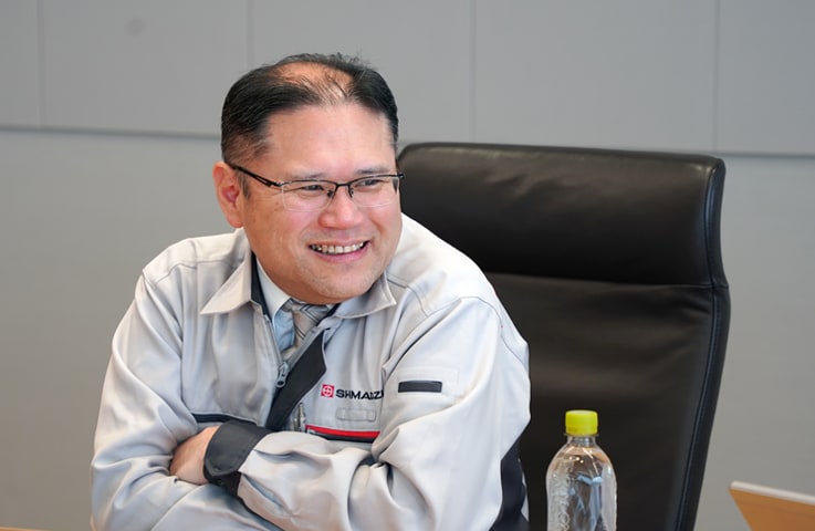 島津製作所 デバイス部 部長の笹井浩行
