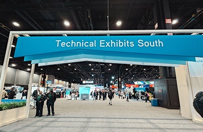 医療画像技術や関連製品が紹介される「Technical Exhibits」