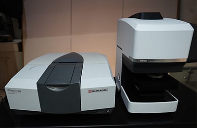 フーリエ変換赤外分光光度計「IRTracer-100」、赤外顕微鏡「AIMsight」