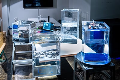 作品の制作風景