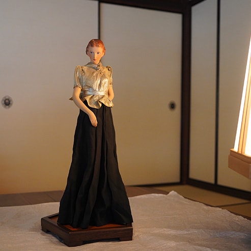 島津マネキン誕生から100年現存する日本最古の国産マネキンを展示
