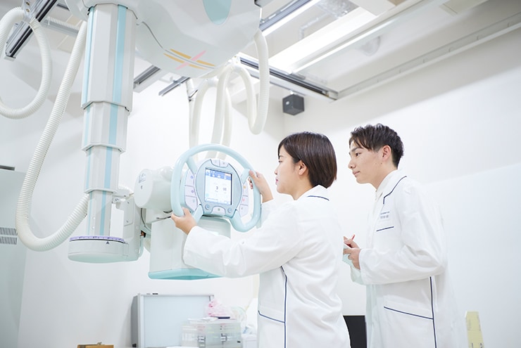 京都医療科学大学での授業の様子