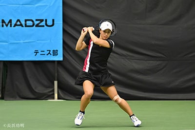 シングルス二番手 山﨑郁美選手