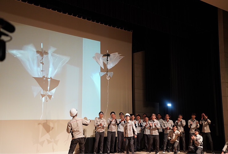 安定した滞空を見せた新機体「バサバサカサフライさま」