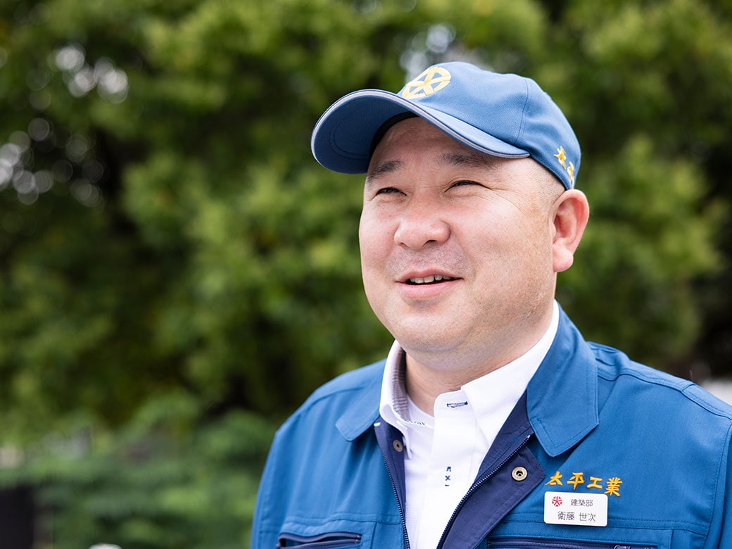 迷わず建築施工の道へ